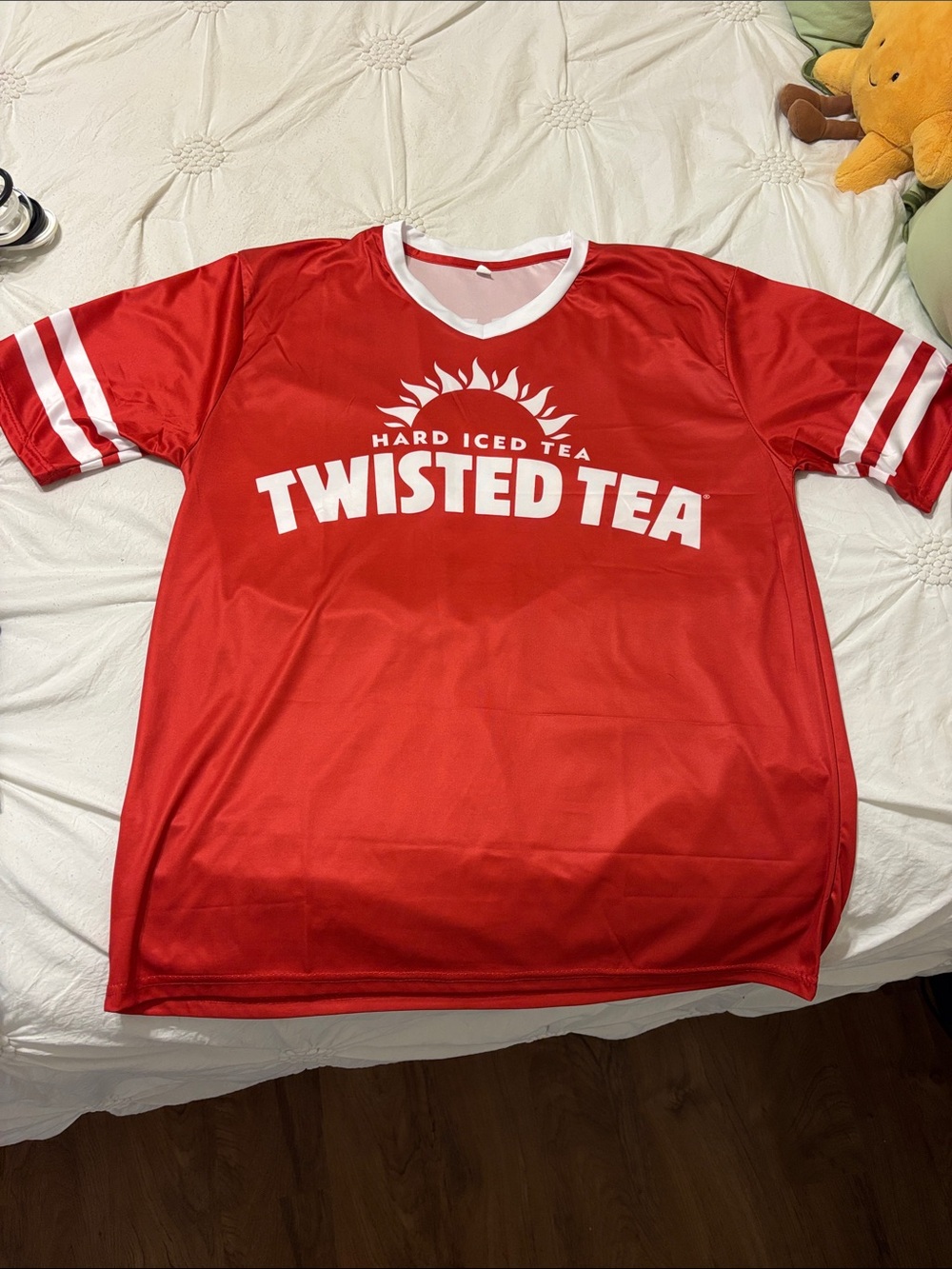 Twisted Tea Red Jersey Tee